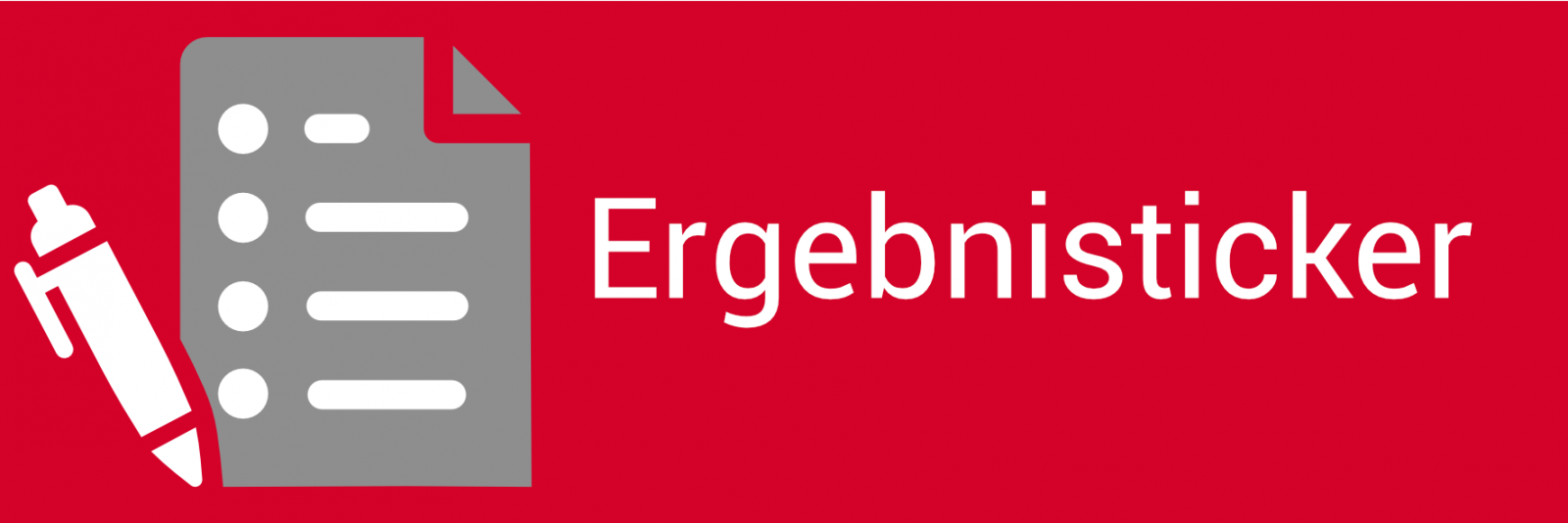 Ergebnisticker Ergebnisticker